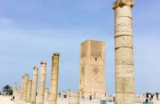 Hassan Tower and Mausoleum of Mohammed V in Rabat