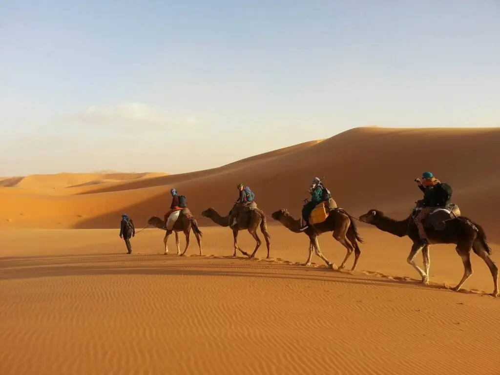 Merzouga Erg Chebbi dunes on a private Morocco desert tour