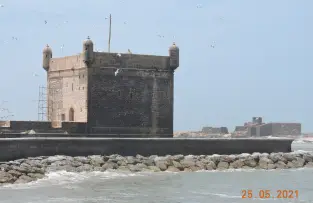 UNESCO-listed Essaouira Medina and ramparts on Morocco's Atlantic coast