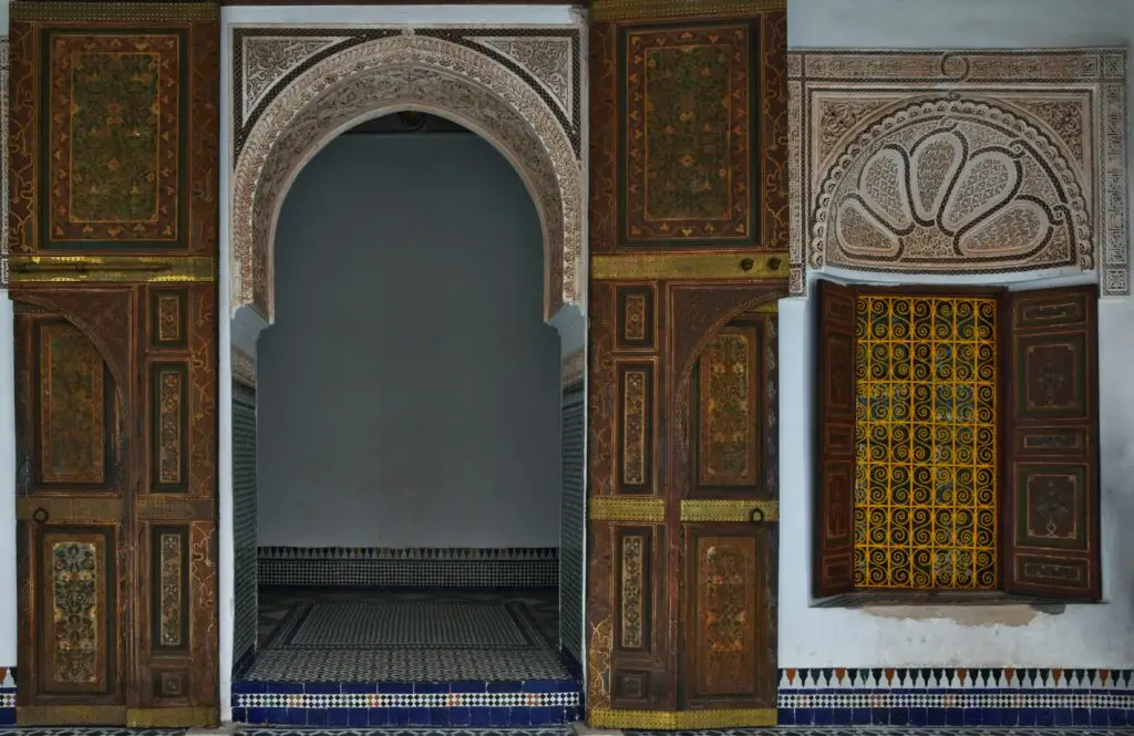 Bahia Palace Marrakech Morocco itinerary