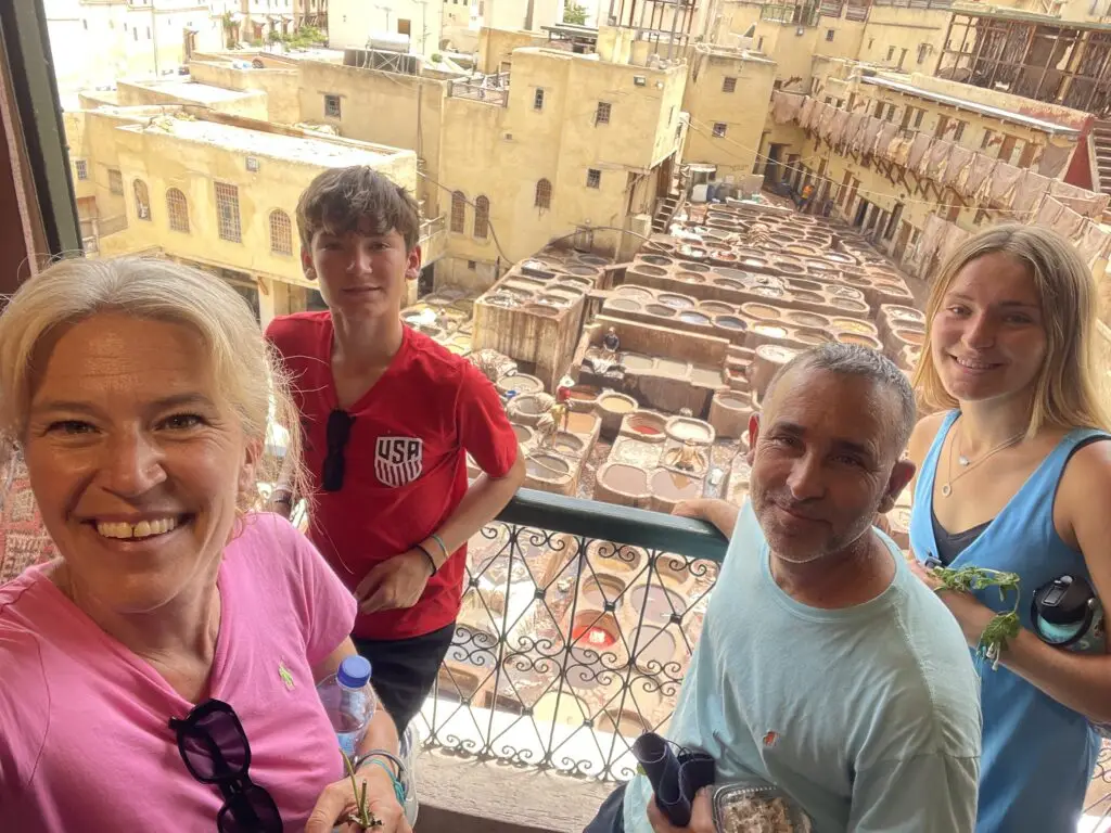 Historic Medina of Fes Morocco with traditional architecture