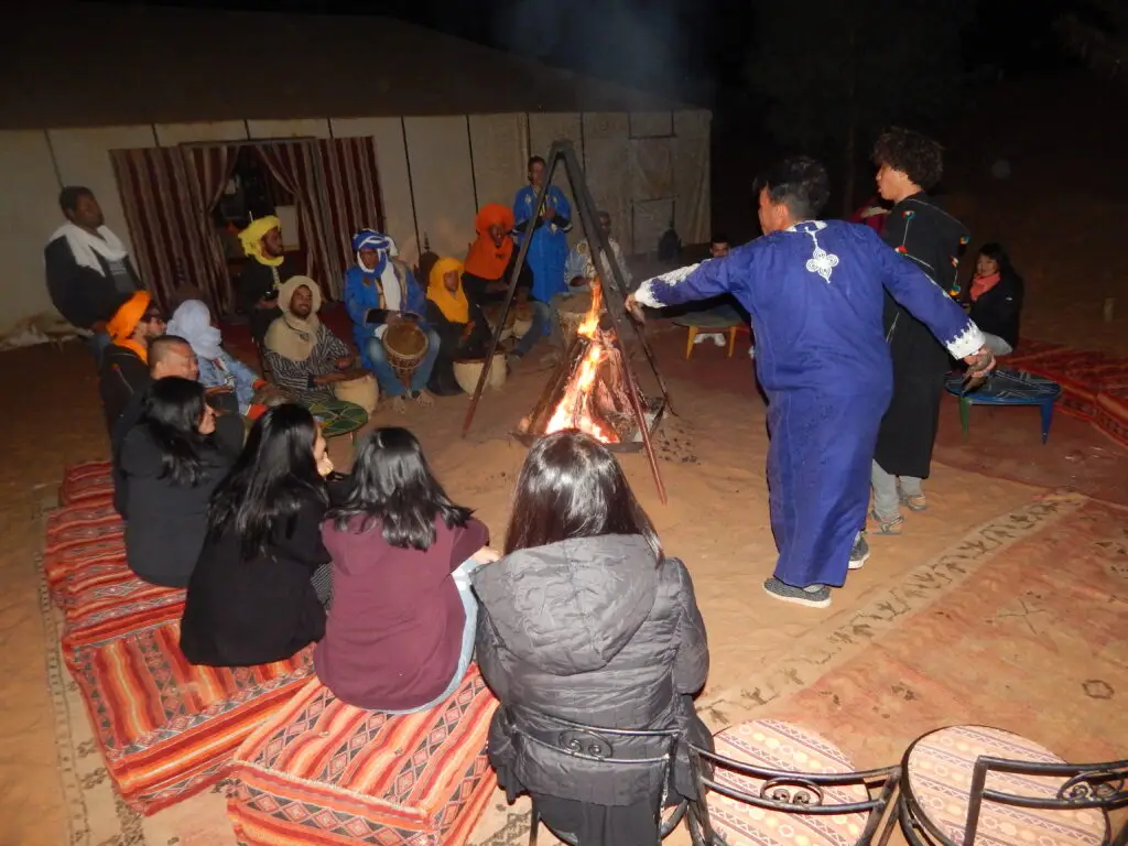Travelers enjoying a private Morocco tour