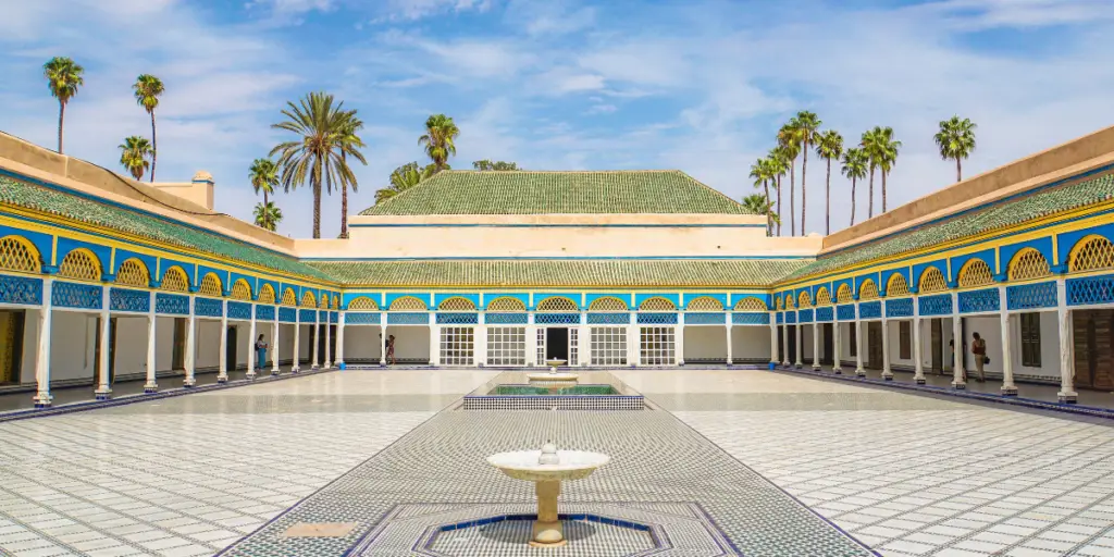Bahia Palace in Marrakech Morocco