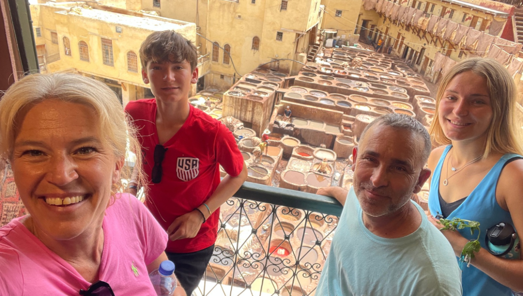 Licensed local guide leading travelers through the Fes medina